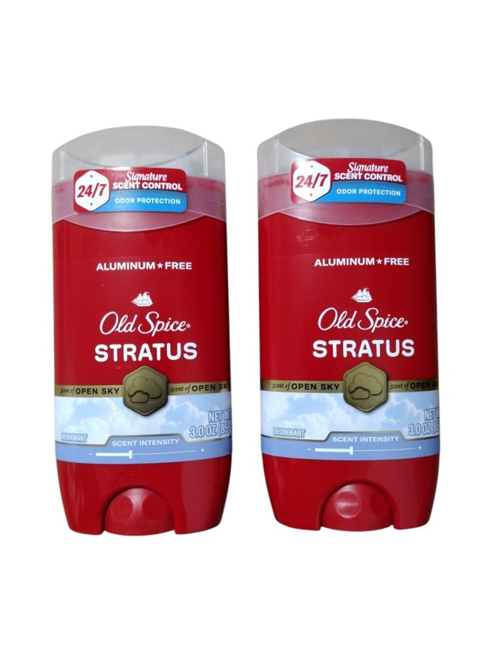 Old Spice 2 Pack Stratus Aluminum Free Deodorant Pineapple Vanilla 3oz Each